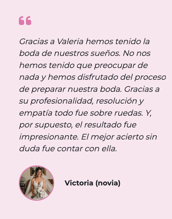 Formación wedding planner